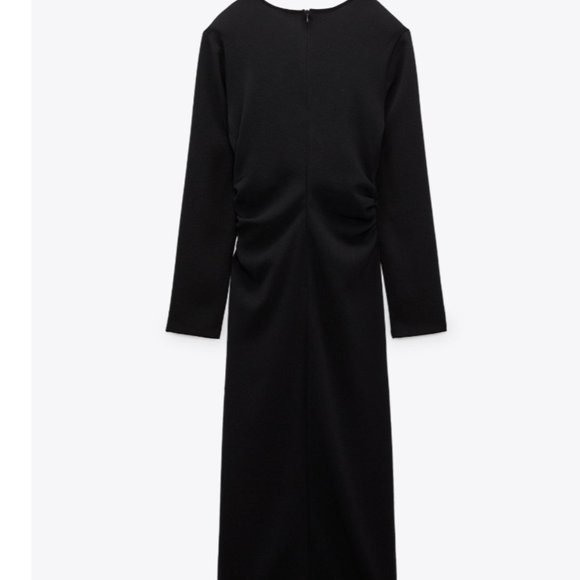 Zara Black Midi Dress - Picture 9 of 9
